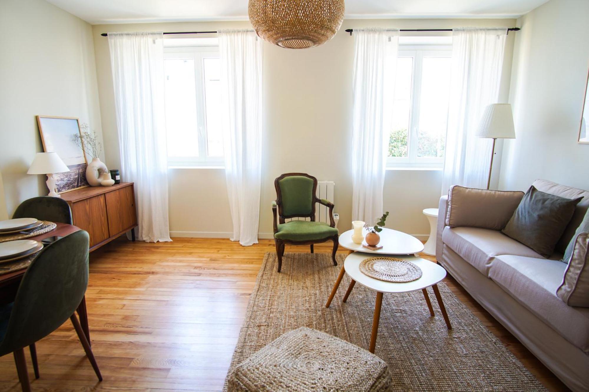 -Le Sentier- Elegant T3 Avec Jardin Proche Mer กงการ์โน ภายนอก รูปภาพ